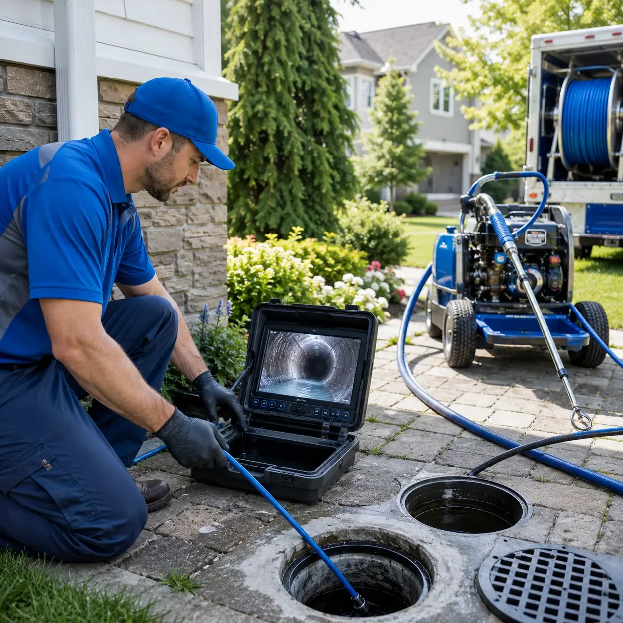 Outdoor drain cleaning professionals serving Kaneville, IL